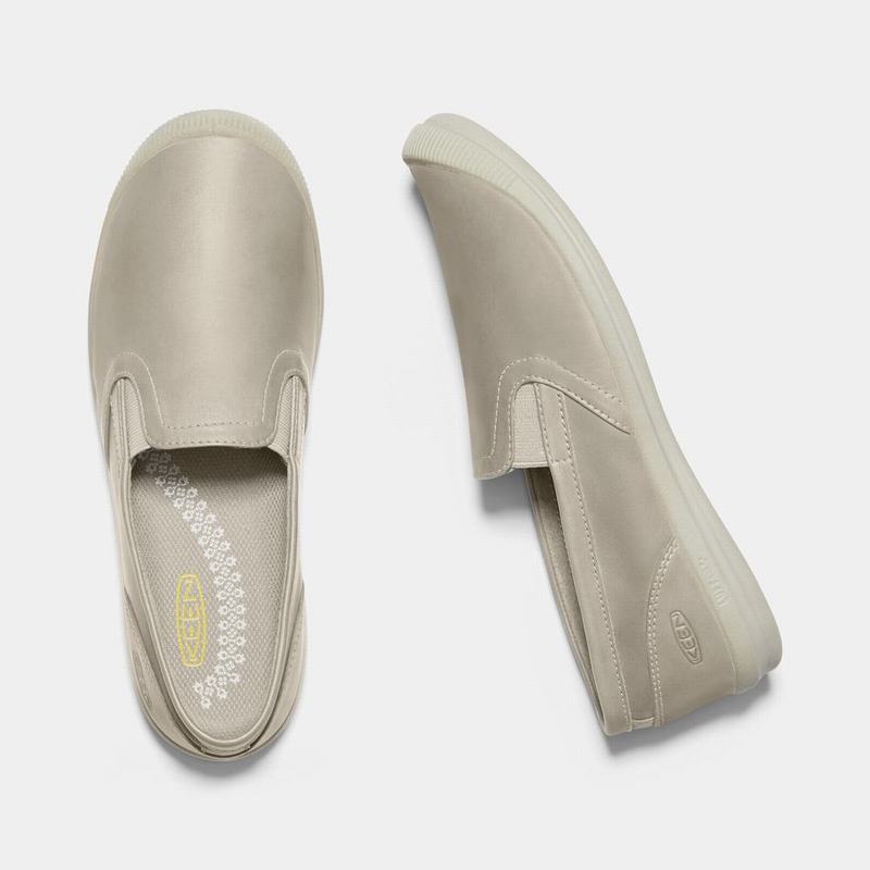 Keen Lorelai Womens Slip On Shoes White Stockists NZ (4352-VRTUW)